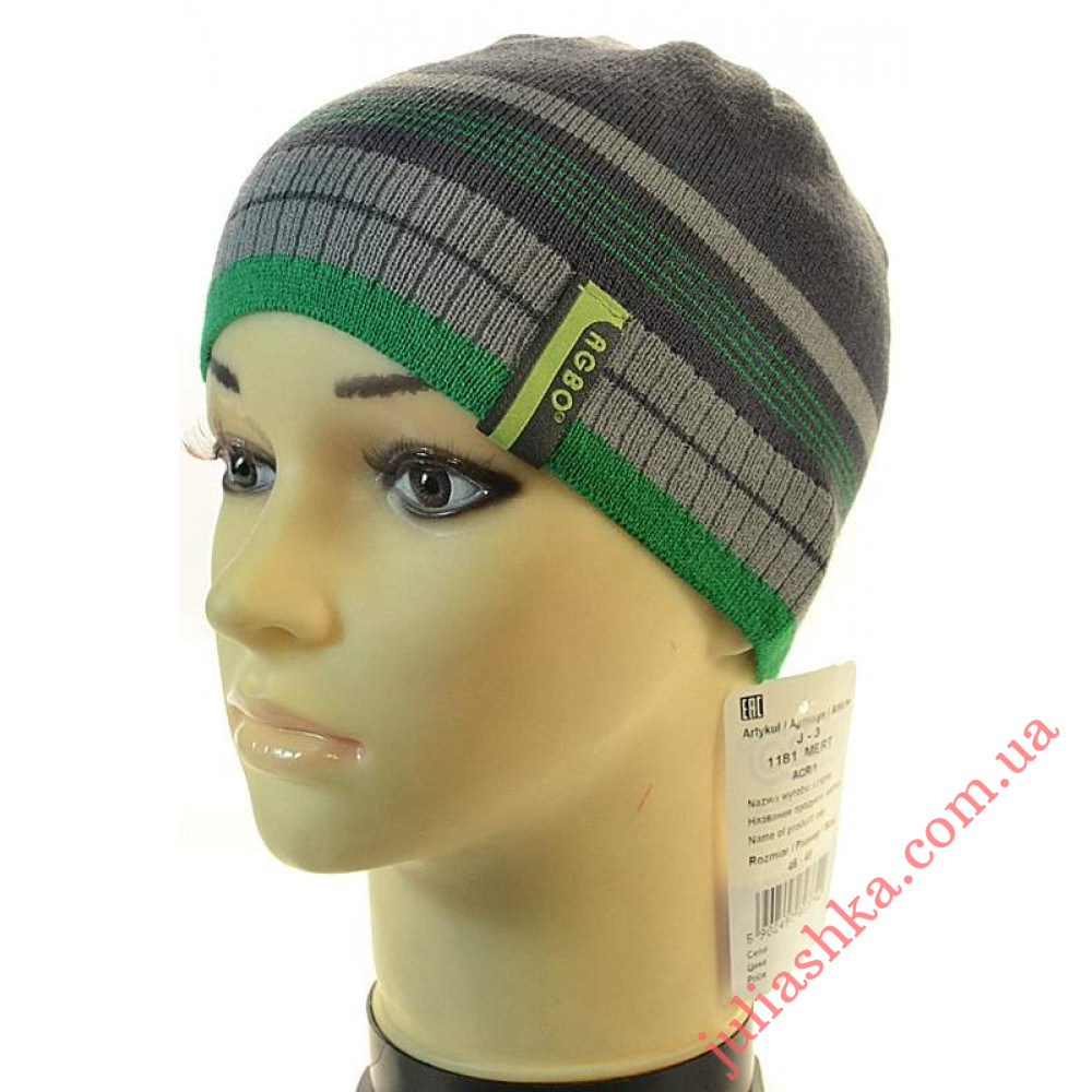 1181 AGBO(46-48р.дитяча в’язана шапка)
