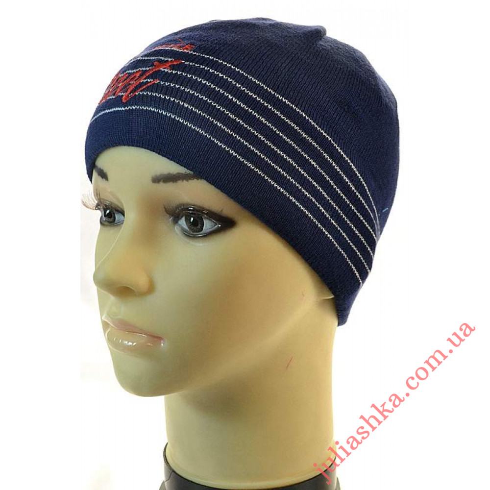 1128 AGBO(48-50р.детская вязаная шапка)