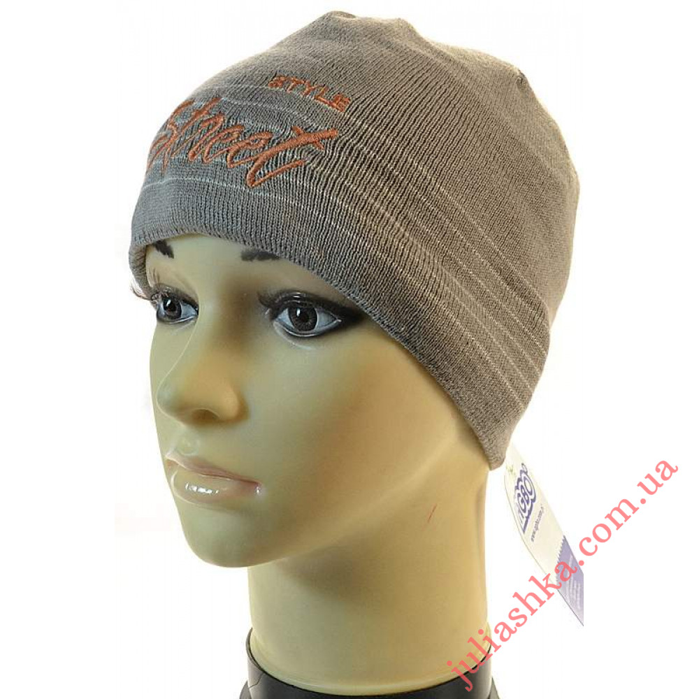 1128 AGBO(48-50р.детская вязаная шапка)