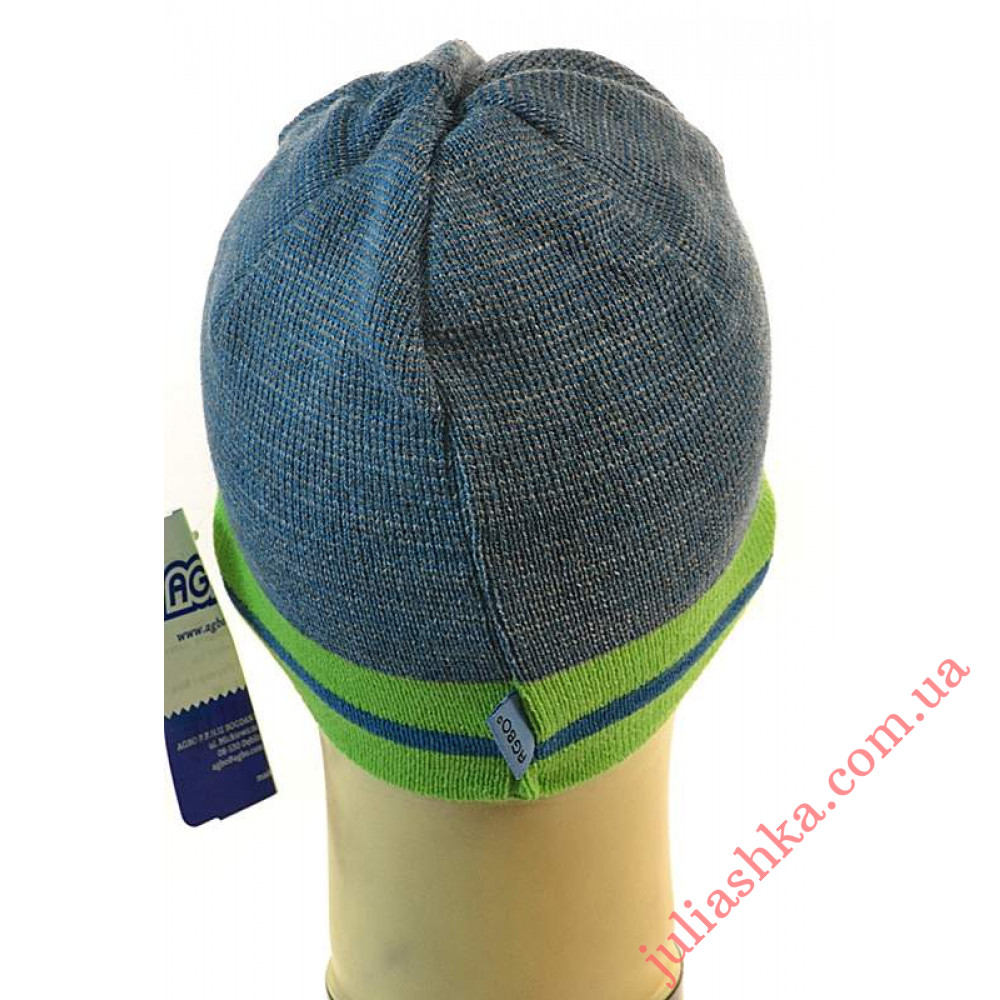 1156 AGBO(44-46р.детская вязаная шапка)