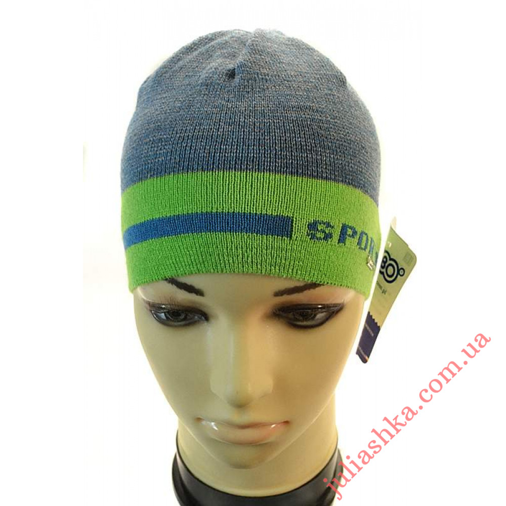 1156 AGBO(44-46р.детская вязаная шапка)