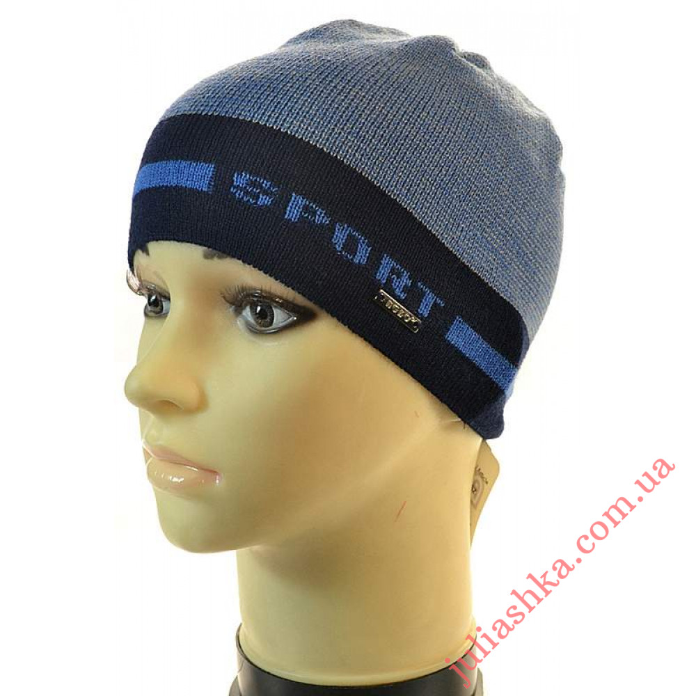 1156 AGBO(44-46р.детская вязаная шапка)