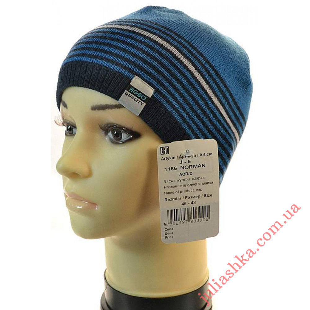 1166 AGBO(46-48р.дитяча в’язана шапка)