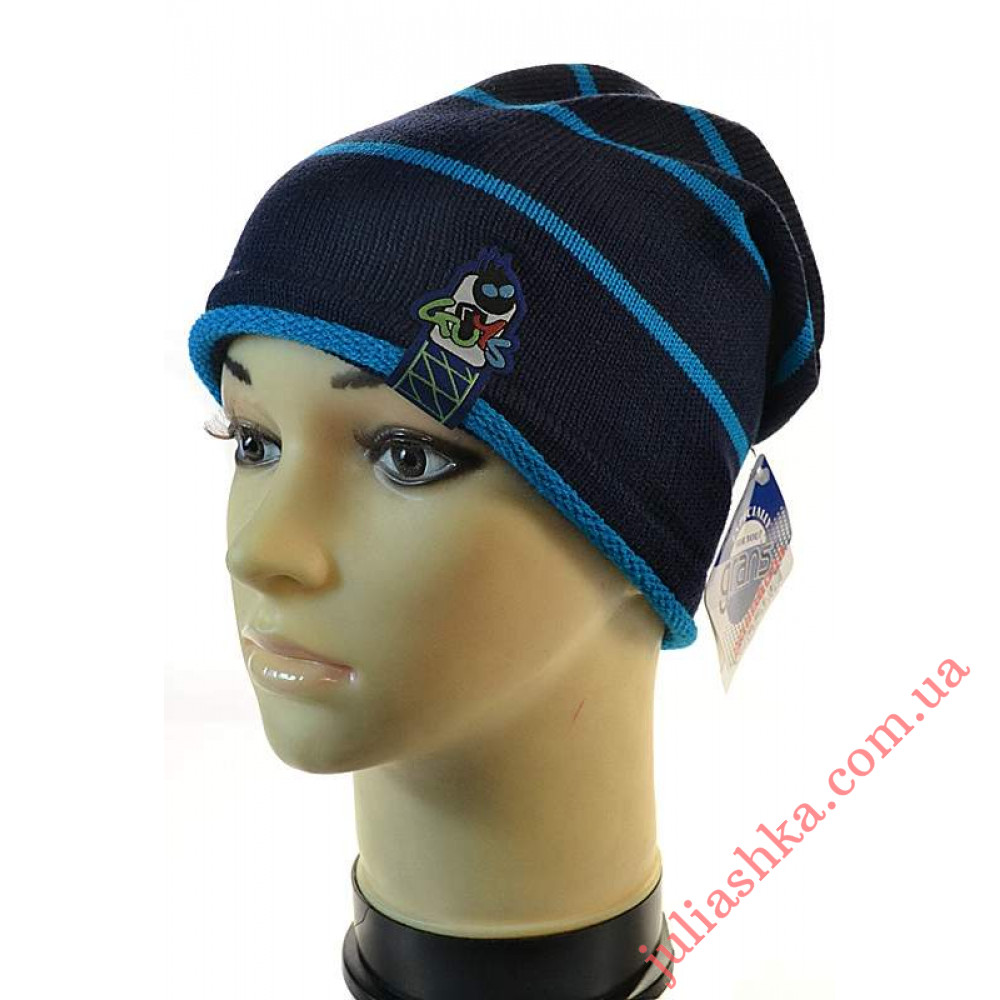 K429 GRANS(50-52р.вязаная  детская шапка)