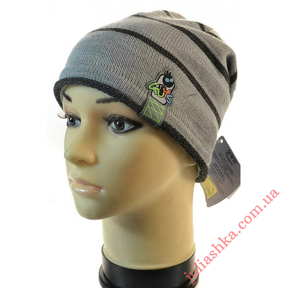 K429 GRANS(50-52р.в’язана  дитяча шапка)