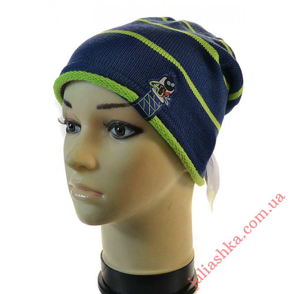 K429 GRANS(50-52р.в’язана  дитяча шапка)