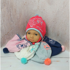 ku286 GRANS(48-50р.в’язана дитяча шапка)