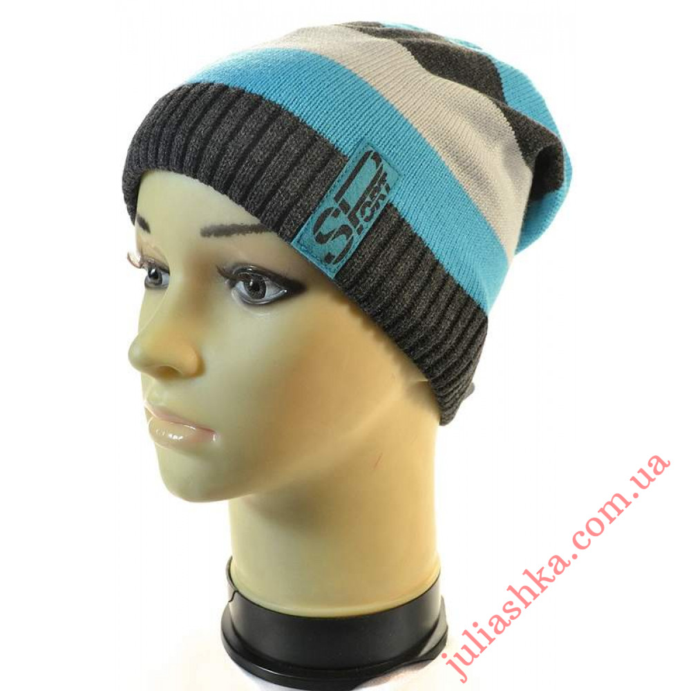 K430 GRANS(52-54р.детская вязаная шапка)