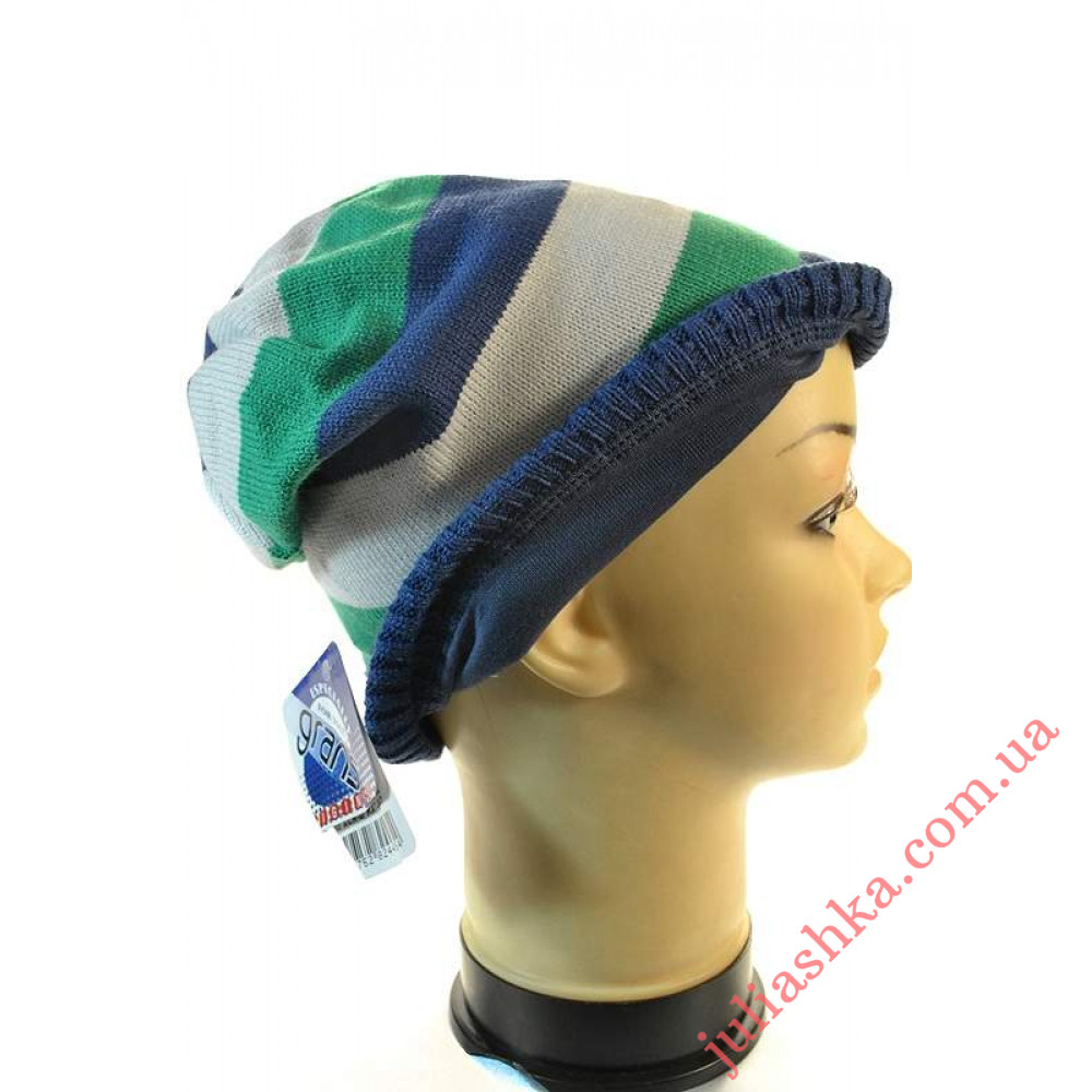 K430 GRANS(52-54р.детская вязаная шапка)