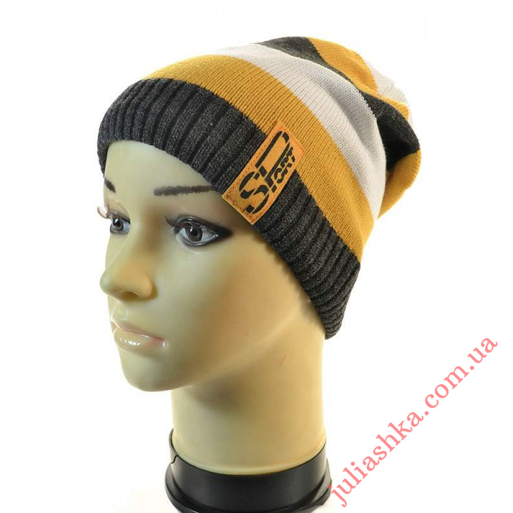 K430 GRANS(52-54р.дитяча в’язана шапка)