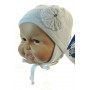 N103 хлопок GRANS(36-38р.вязаная шапка для новорожденных)