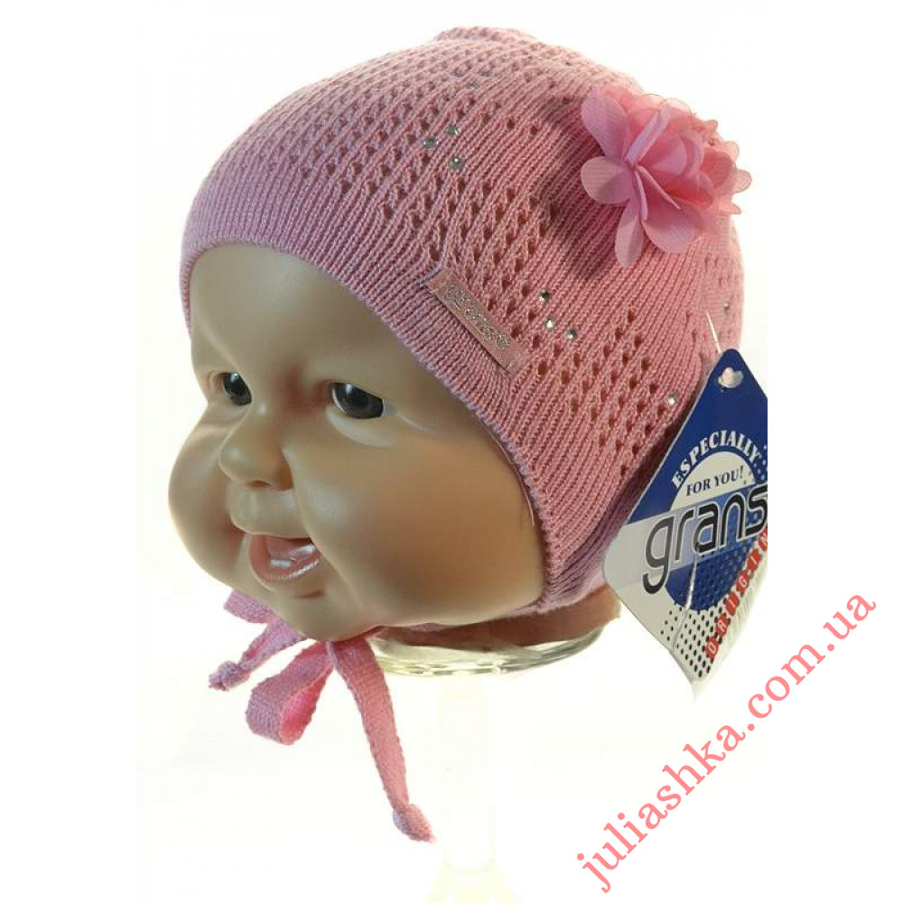 N99 бавовна GRANS(36-40р.в’язана шапка для новонароджених)