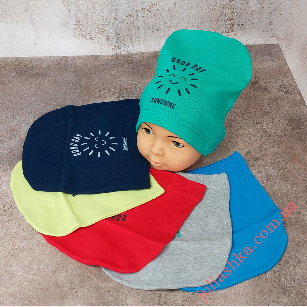 Гектор ELF-KIDS(44-48р.трикотажна дитяча шапка)