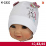2320 MAGROF (40-44р.трикотажная шапка для новорожденных)