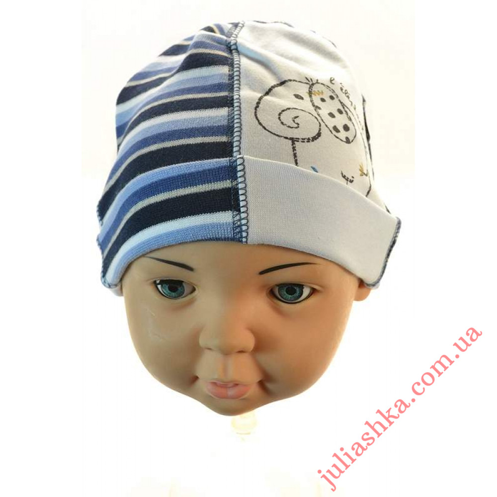 2293 MAGROF (42-46р.трикотажная шапка для новорожденных)