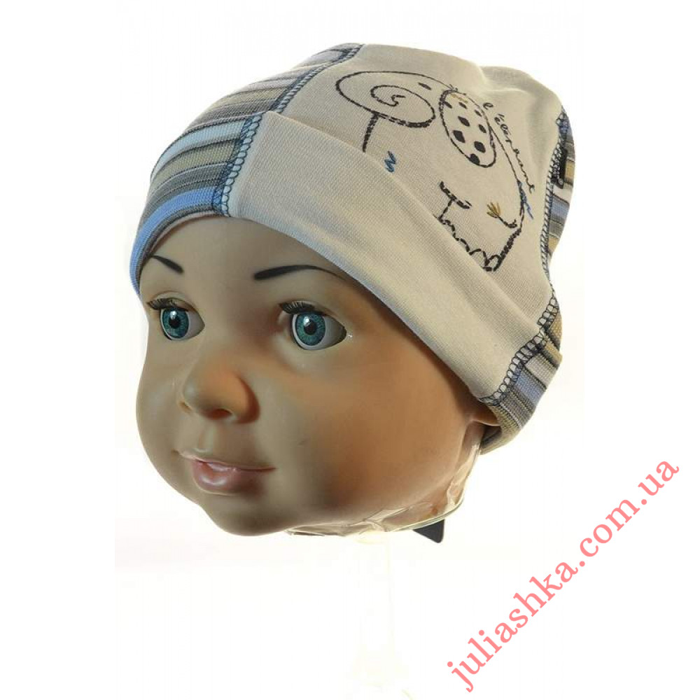 2293 MAGROF (42-46р.трикотажна шапка для новонароджених)