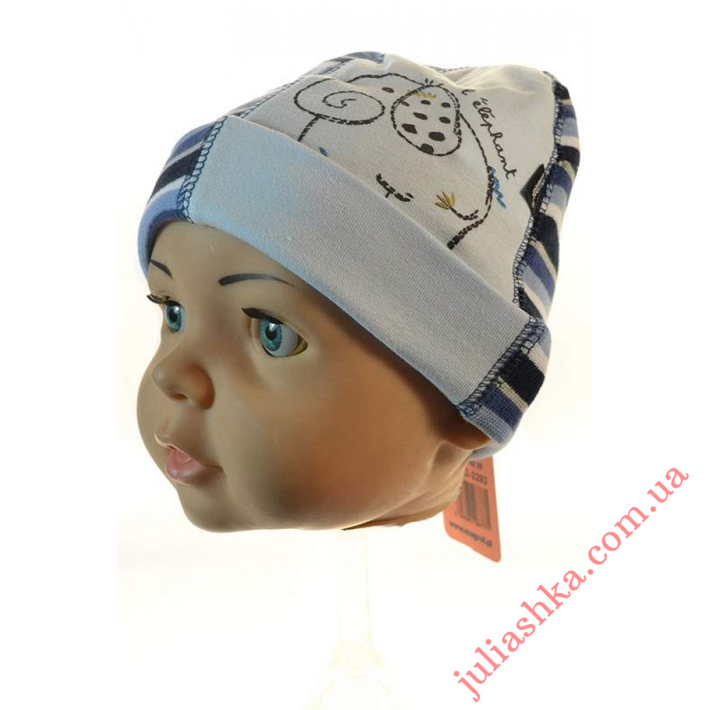 2293 MAGROF (42-46р.трикотажная шапка для новорожденных)