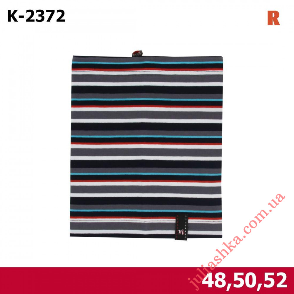 2372 MAGROF (48-52р.трикотажна шапка-снуд)