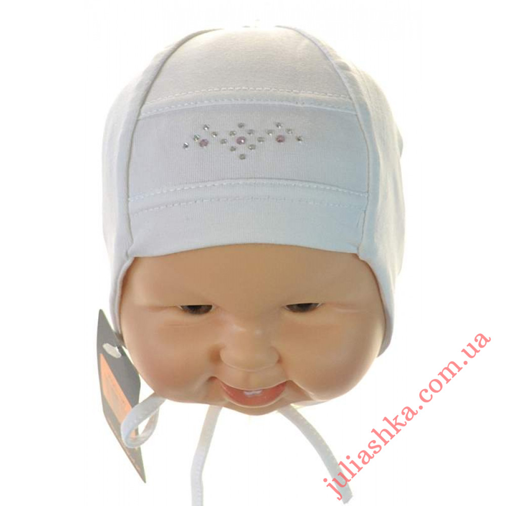 136 MAGROF (38-42р.трикотажная шапка для новорожденных)