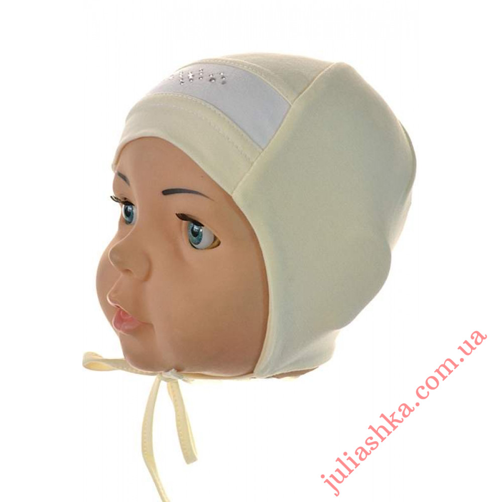 136 MAGROF (38-42р.трикотажная шапка для новорожденных)