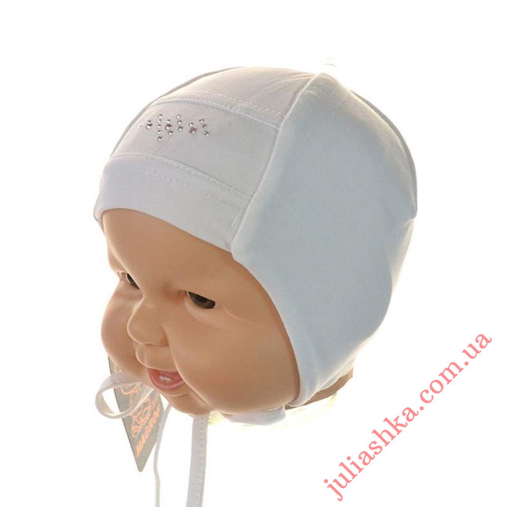 136 MAGROF(38-42р.трикотажная шапка для новорожденных)