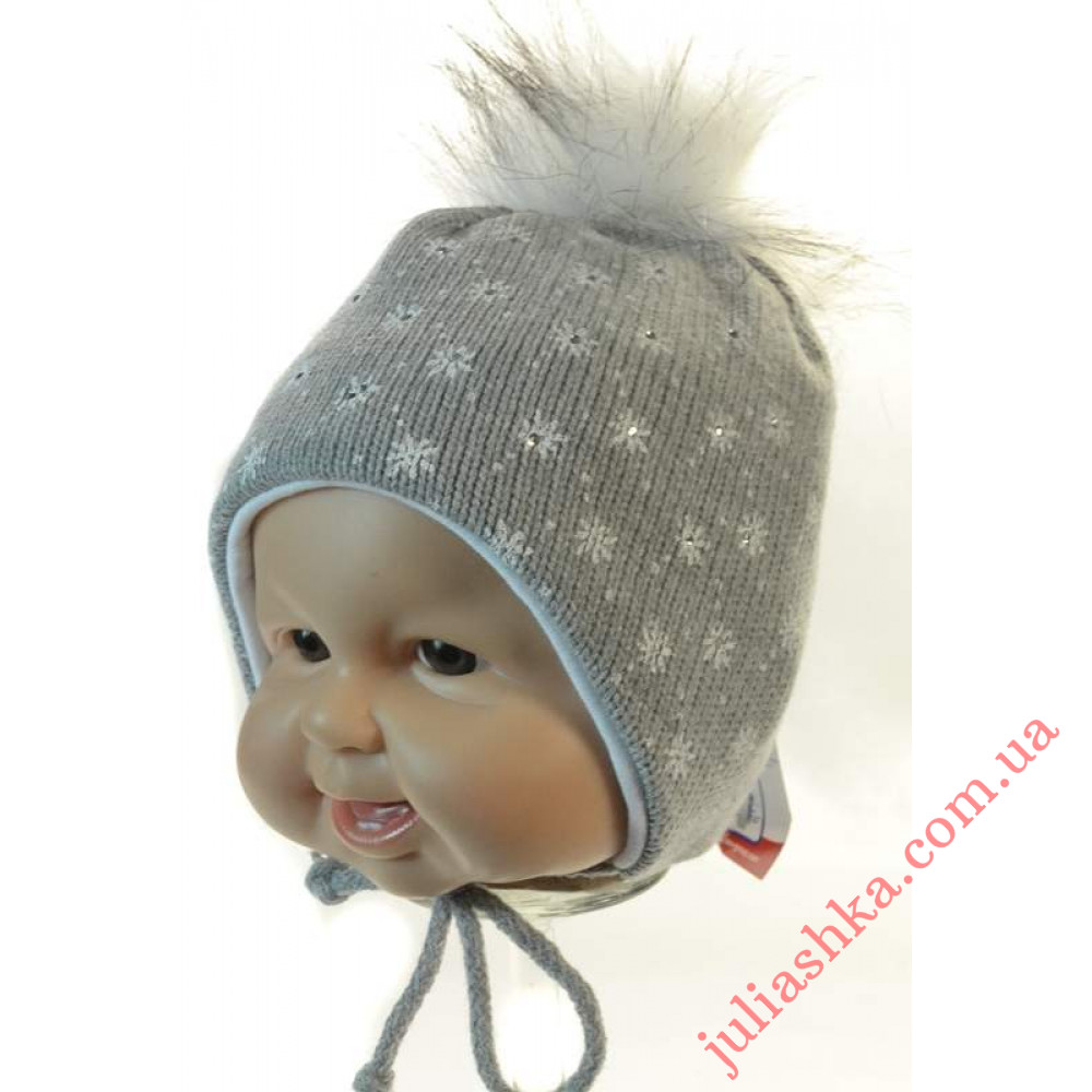 К-3448 MAGROF(36-42р.зимняя вязаная шапка)