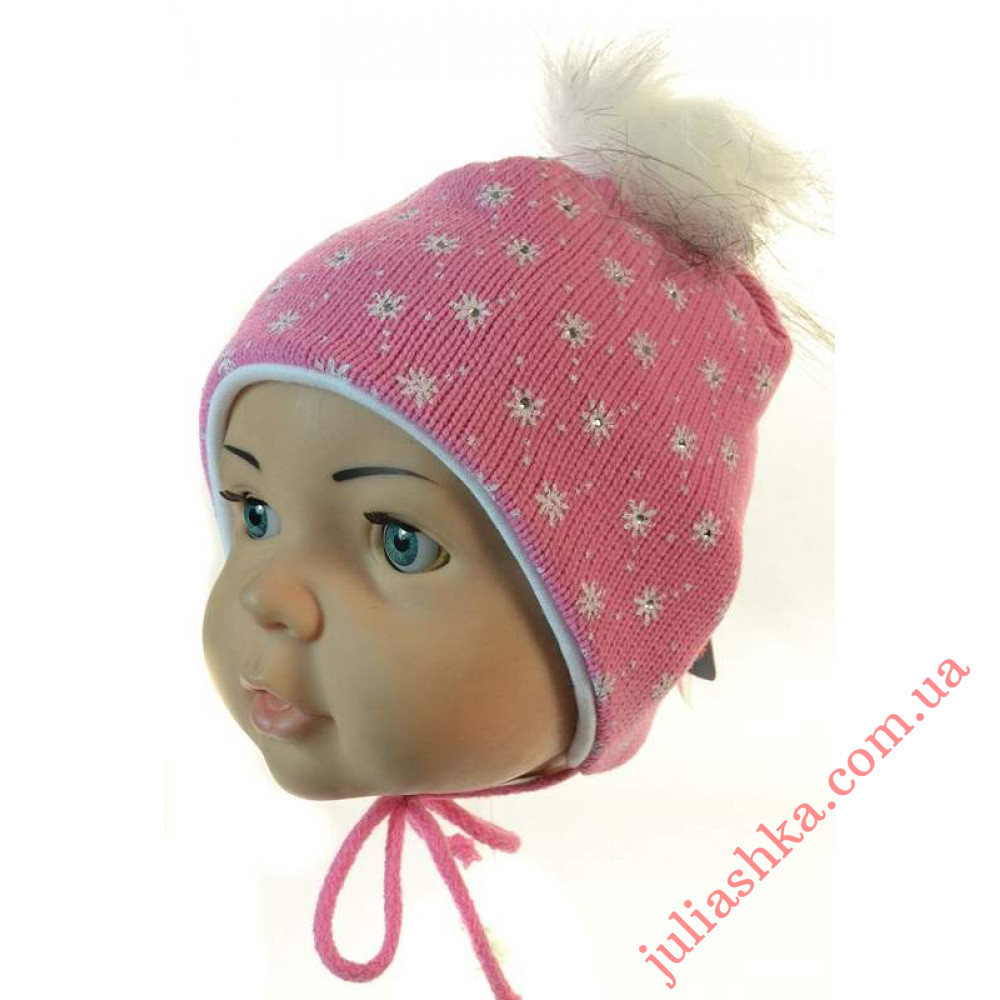 К-3448 MAGROF(36-42р.зимняя вязаная шапка)