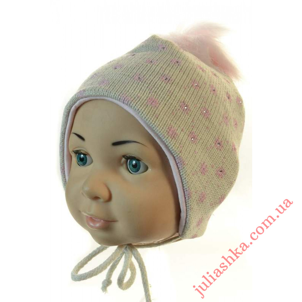 К-3448 MAGROF(36-42р.зимняя вязаная шапка)