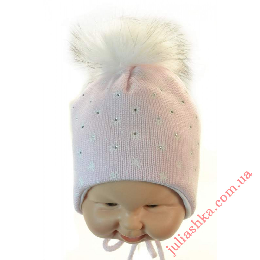 К-3448 MAGROF(36-42р.зимняя вязаная шапка)