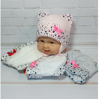 К-3446 MAGROF(38-42р.тепла шапка для новонароджених) К-3446 MAGROF(38-42р.тепла шапка для новонароджених)