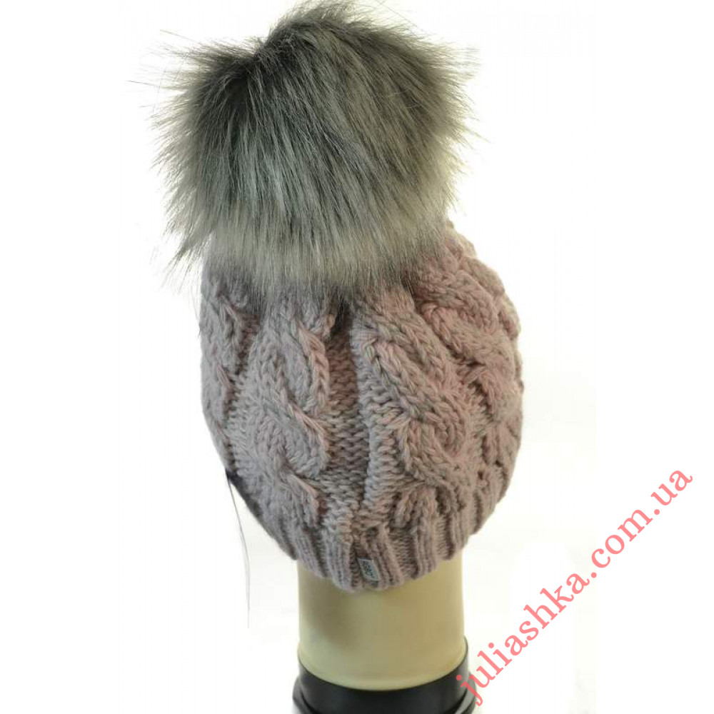 1336 AGBO(52-54р.зимняя вязаная шапка)