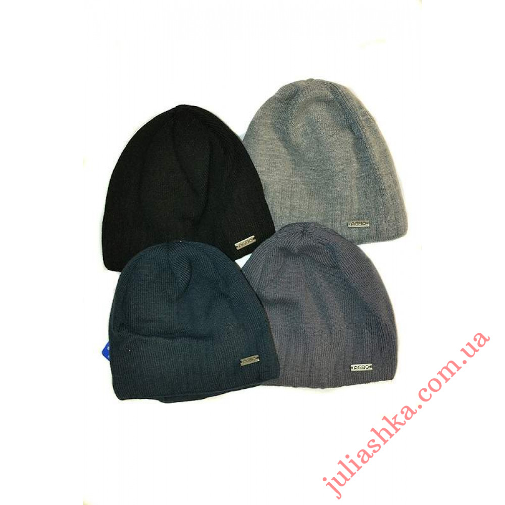 1337 AGBO(52-54р.зимняя вязаная шапка)