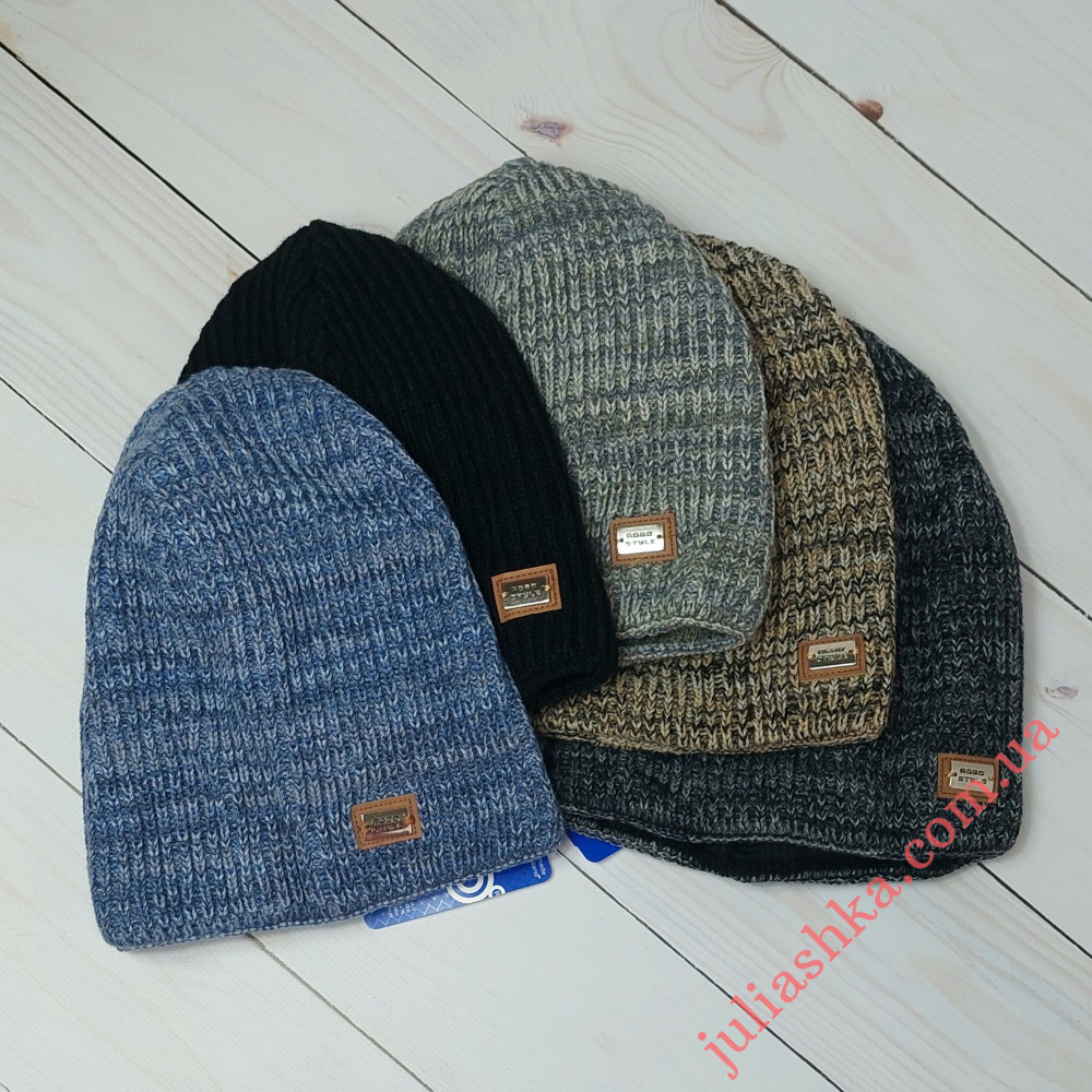 1341 AGBO(50-52р.зимняя вязаная шапка)