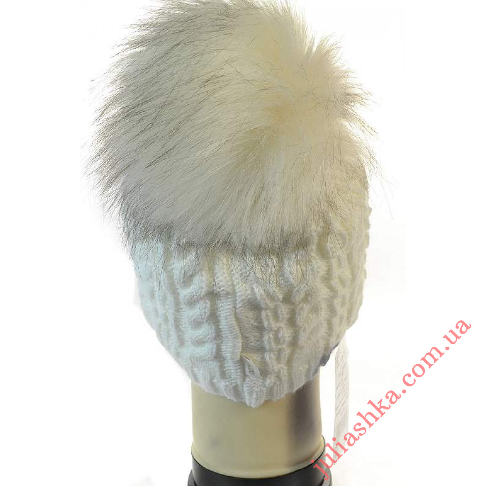 1332 AGBO(52-54р.зимняя вязаная шапка)