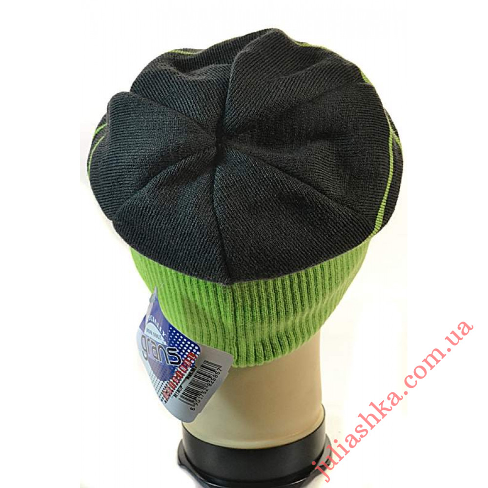М160-Р GRANS(54-56р.зимняя вязаная шапка)