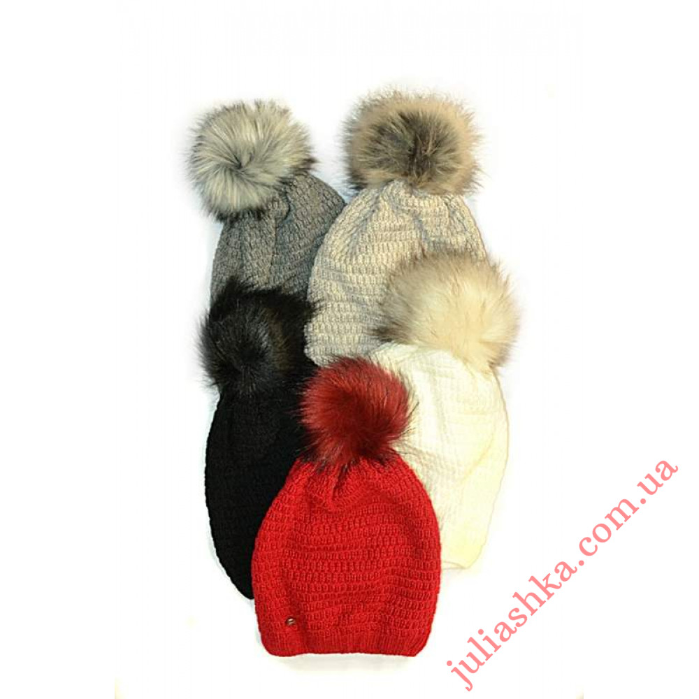 1383 AGBO(50-52р.зимняя вязаная шапка)