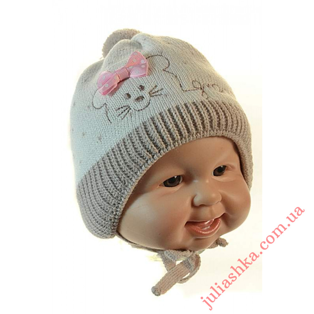 №93-ST GRANS(36-38р.зимняя вязаная шапка)