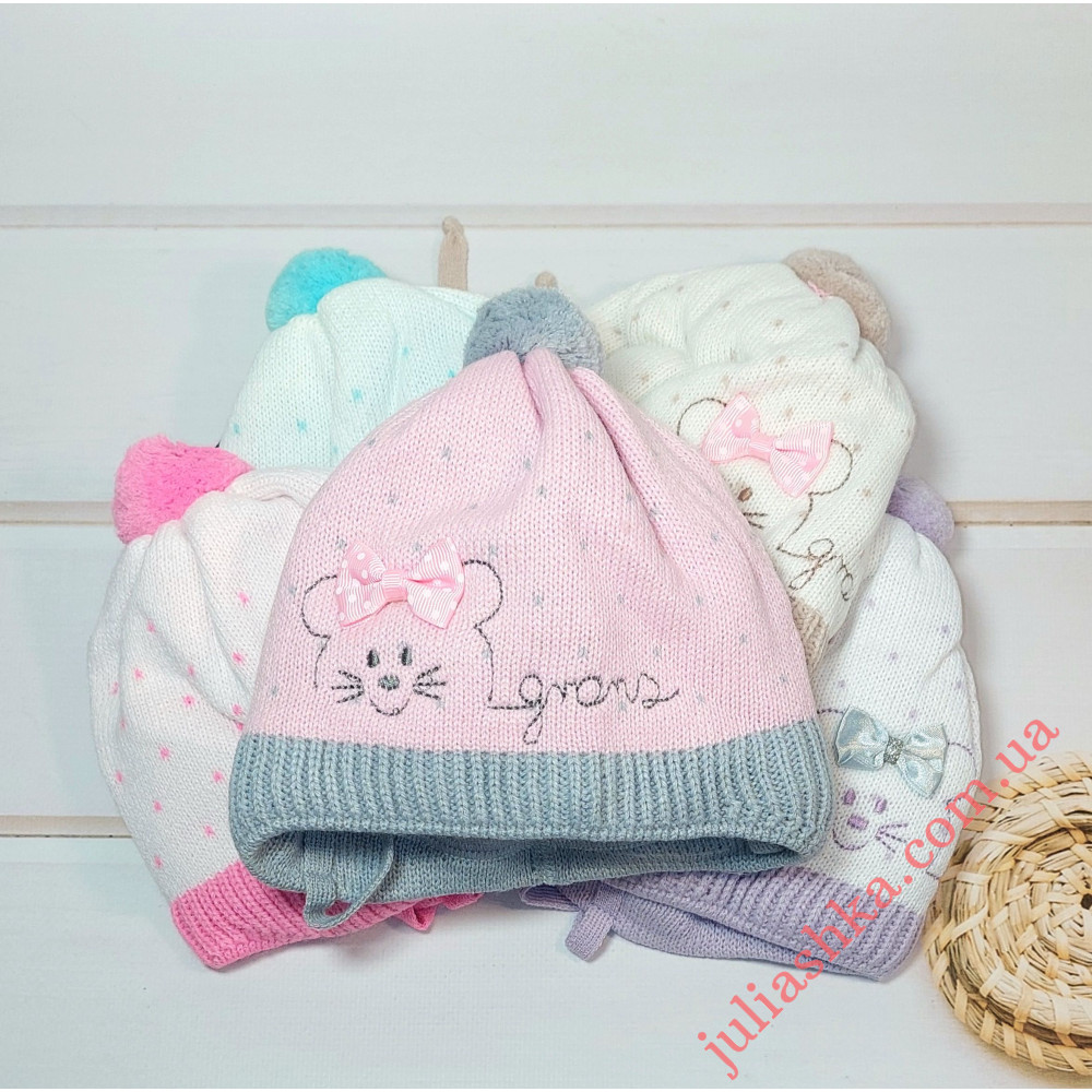 №93-ST GRANS(36-38р.зимняя вязаная шапка)