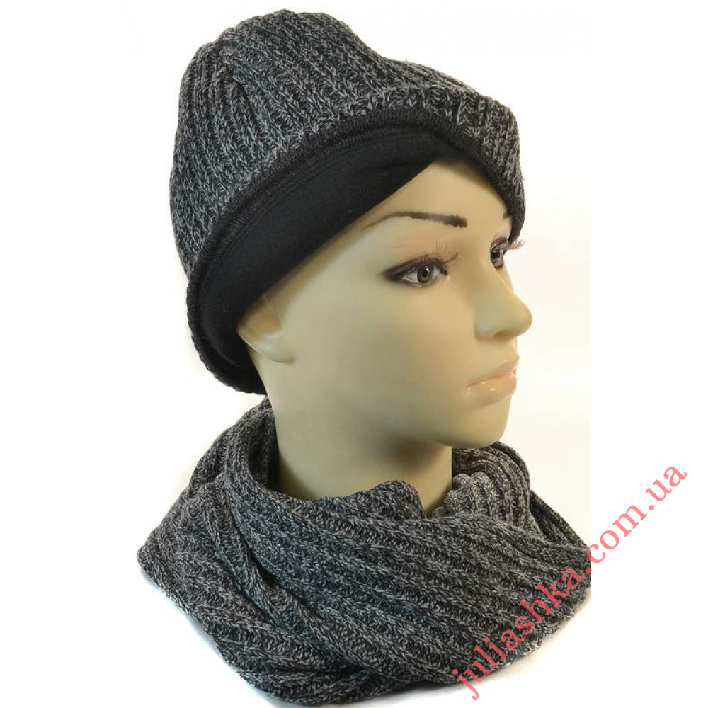 M163-P GRANS(54-56р.зимний вязаный комплект)