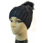 3408 VEILO(54-56р.зимняя вязаная шапка)