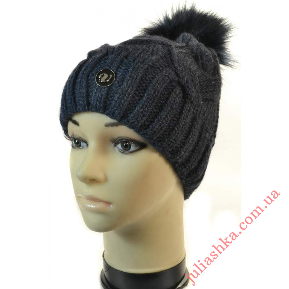 3408 VEILO(54-56р.зимова в'язана шапка)