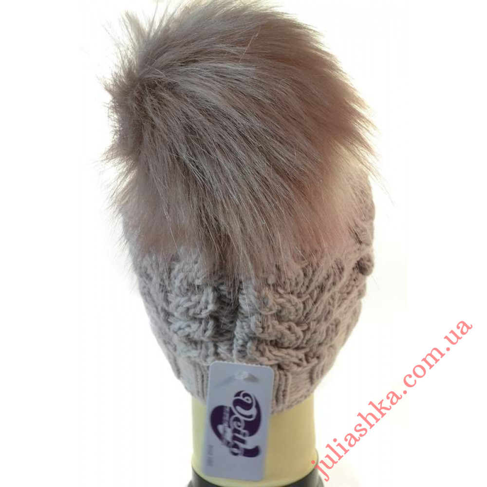 3415 VEILO(52-56р.зимова в'язана шапка)