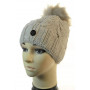 3415 VEILO(52-56р.зимняя вязаная шапка)