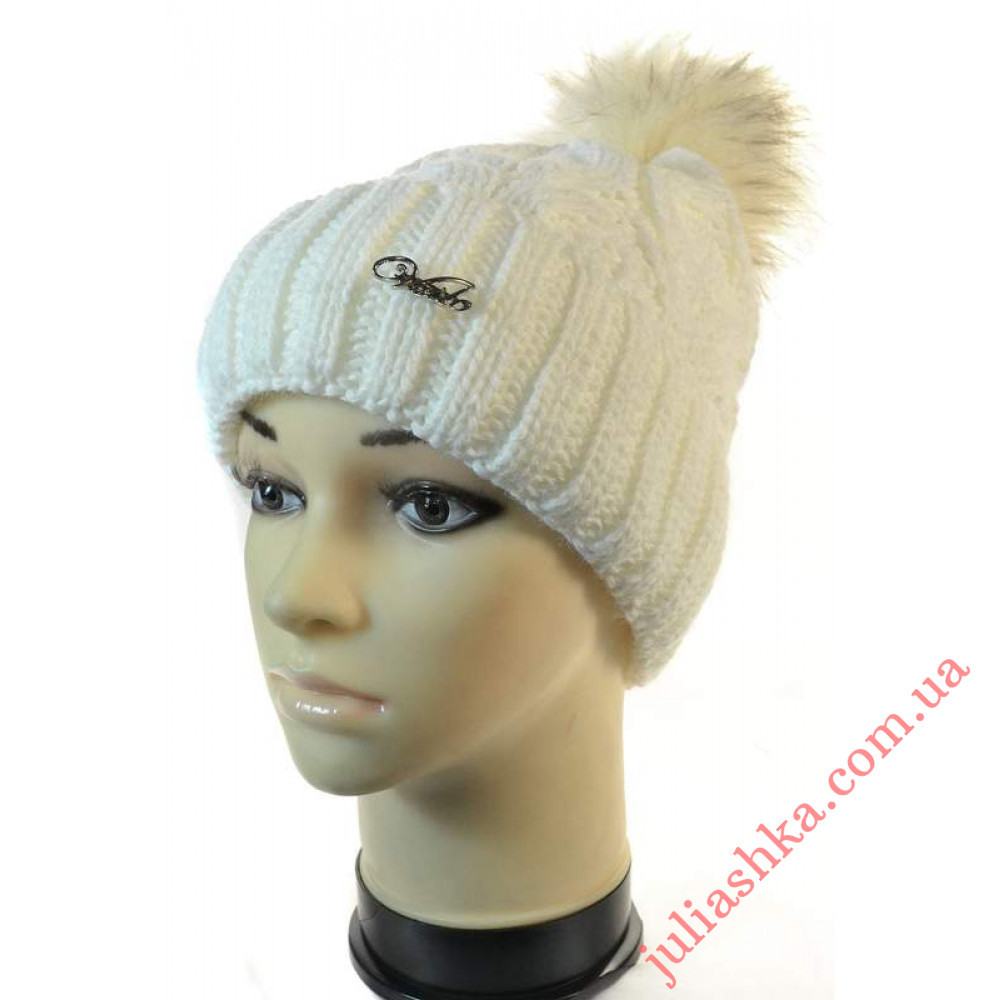 3327 VEILO(52-56р.зимова в'язана шапка)