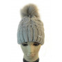 3327 VEILO(52-56р.зимняя вязаная шапка)