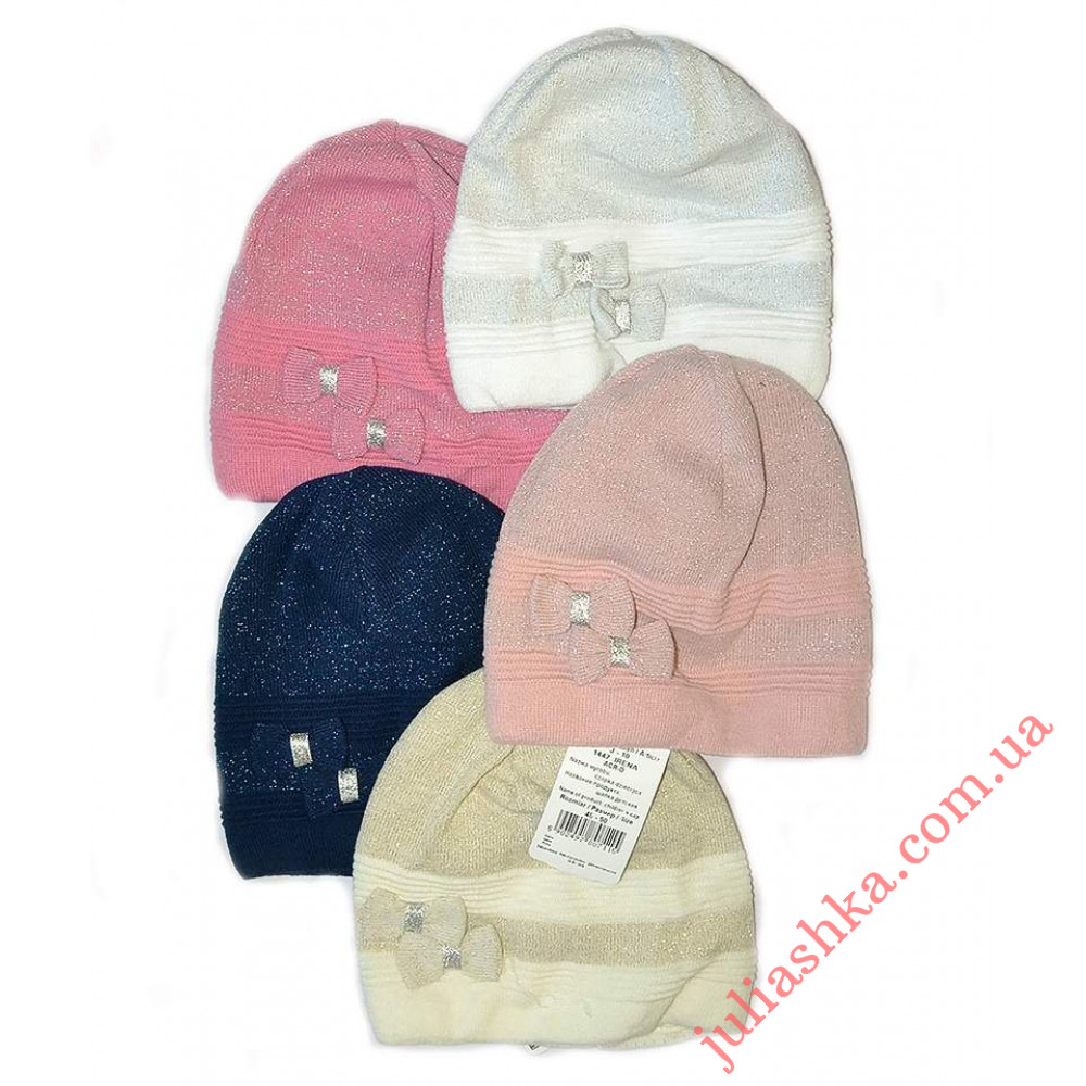 1447 AGBO(48-50р.детская вязаная шапка)