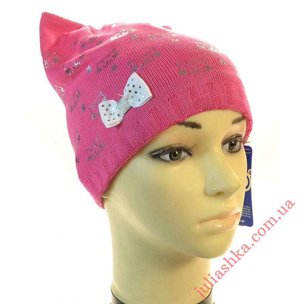 1505 AGBO(48-50р.детская вязаная шапка)