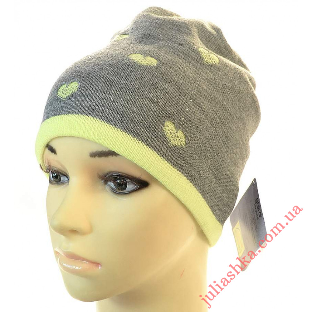 K451-D GRANS(50-52р.дитяча в’язана шапка)