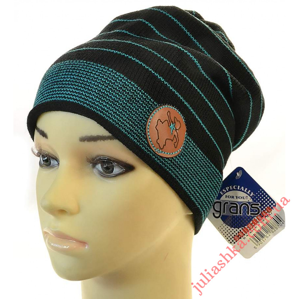 K474-D GRANS(50-52р.детская вязаная шапка)