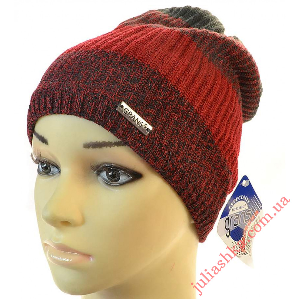 K480-D GRANS(52-54р.детская вязаная шапка)